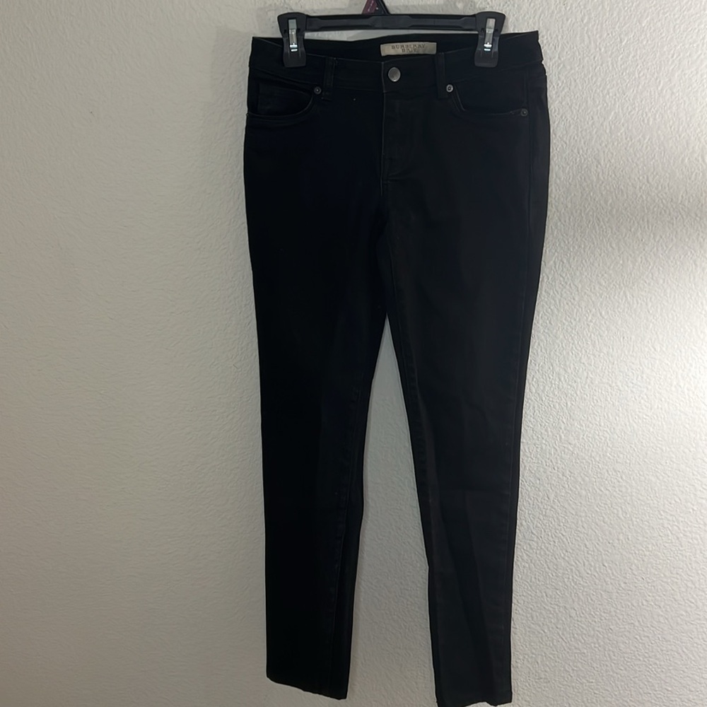 Burberry women’s skinny Jeans Sz 30 Black - Picture 3 of 10